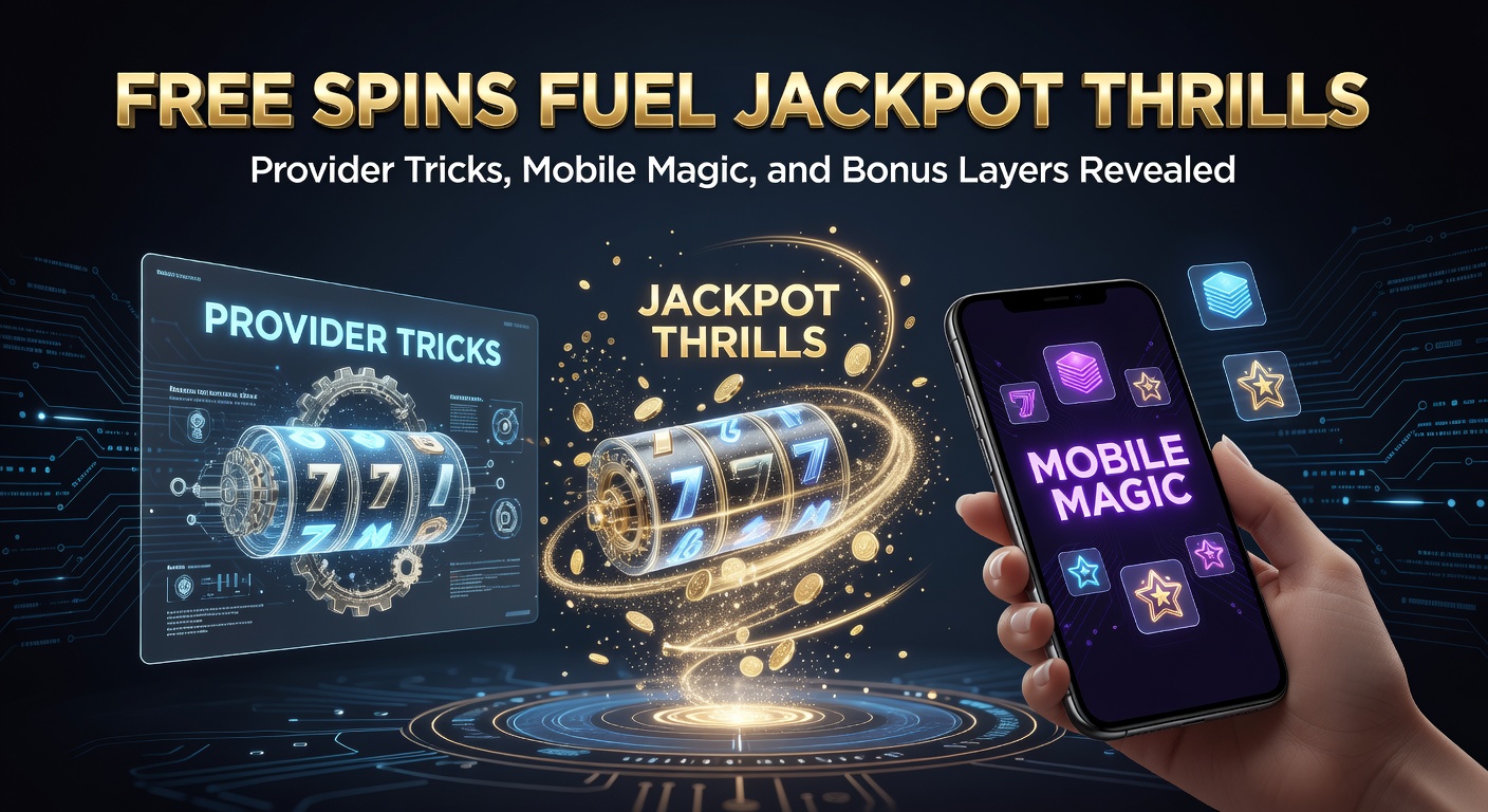 Mobiele smartphone-scherm met een actieve free spins-bonus in een jackpot-slot, complete met touch-controls en real-time jackpot-teller