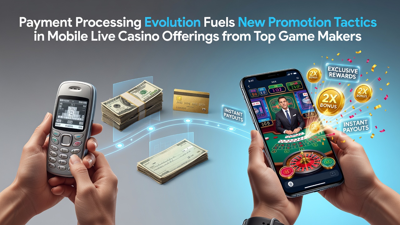 Betalingsverwerking en mobiele live casino promoties in actie