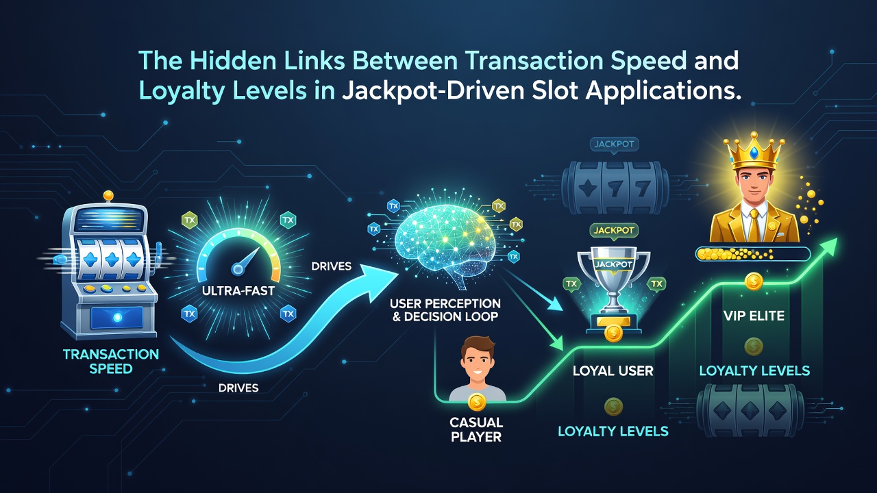 Illustratie van mobiele jackpot slot interface met snelle betalingsindicatoren